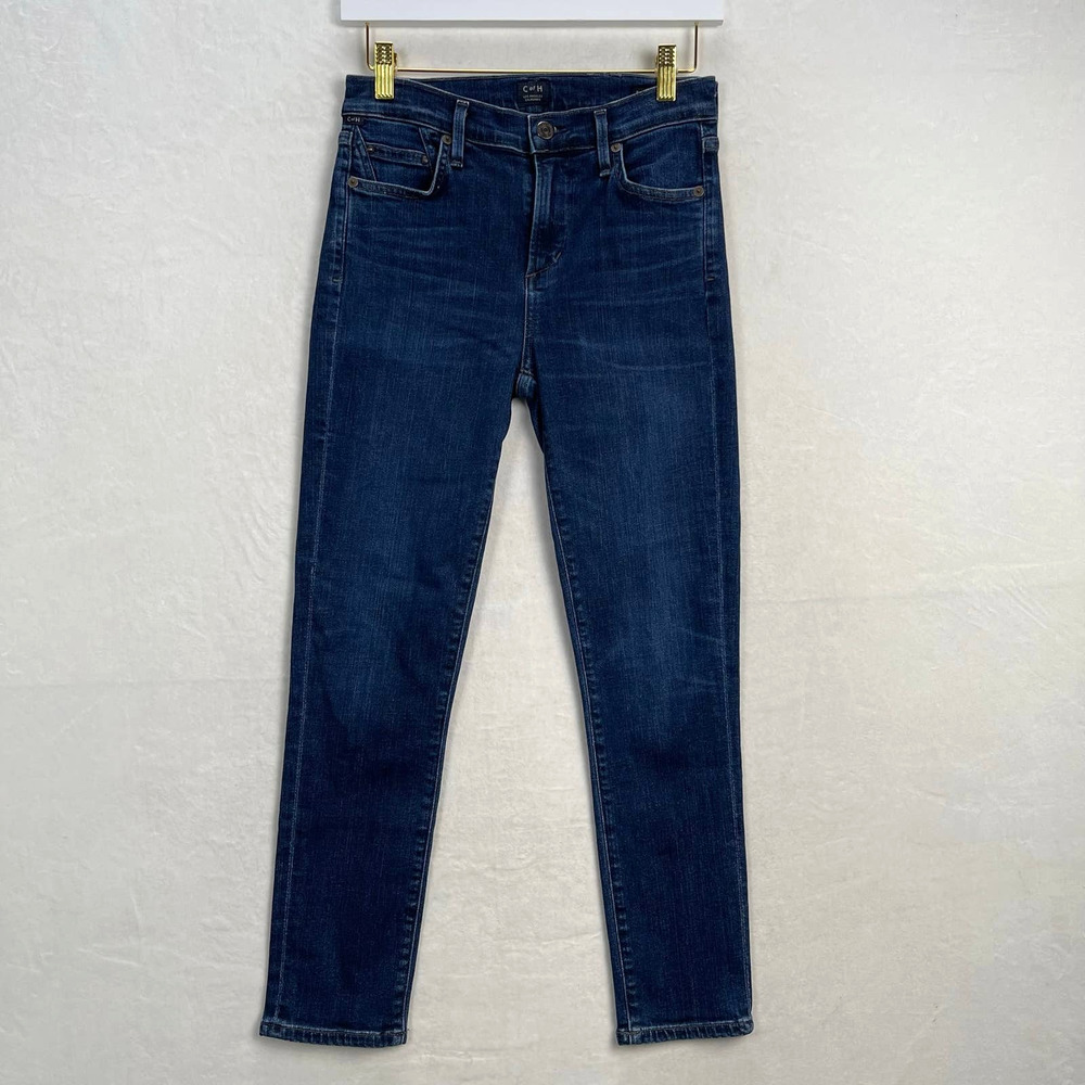 Citizens of Humanity Rocket Crop Highrise Skinny Jeans with Stretch Size 26